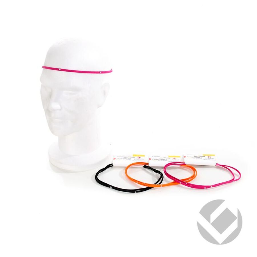 Brabo Haar Elastiek 5 mm (2 stuks) Roze