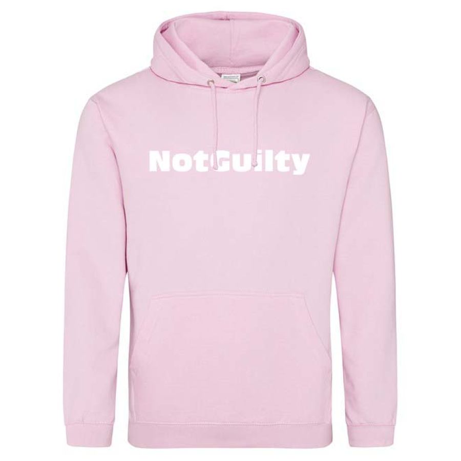 Hoodie heren NotGuilty roze