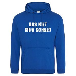 Hoodie dames Das niet mijn schuld royal
